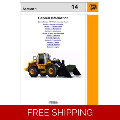 JCB 467 WHEEL LOADER SERVICE REPAIR MANUAL JCB 467 WHEEL LOADER SERVICE REPAIR MANUAL